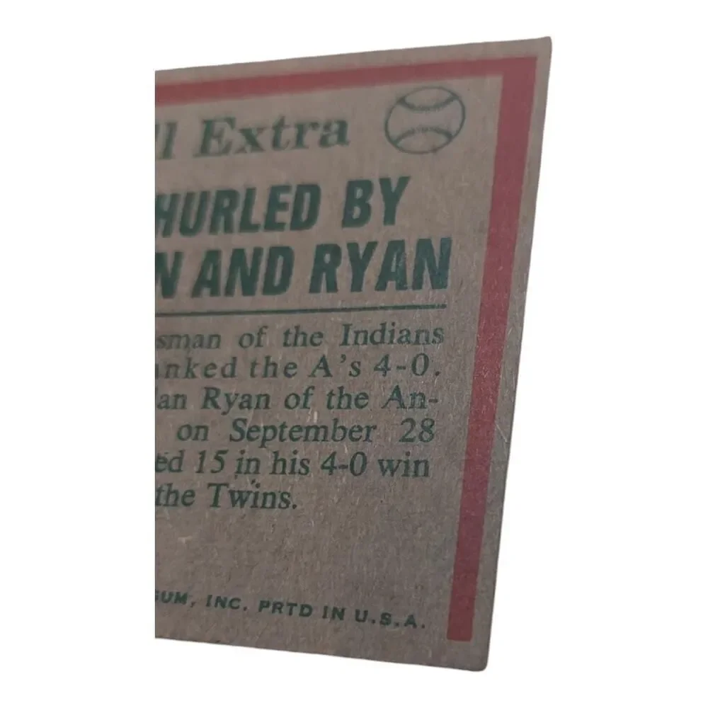 1975 Topps‎ 74 Highlights #7 Nolan Ryan Dick Bosman Steve Busby Baseball Card